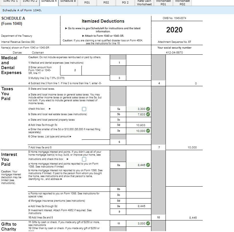 interest from a 1099-INT of $2,510 from Asha Corporation Bank and a