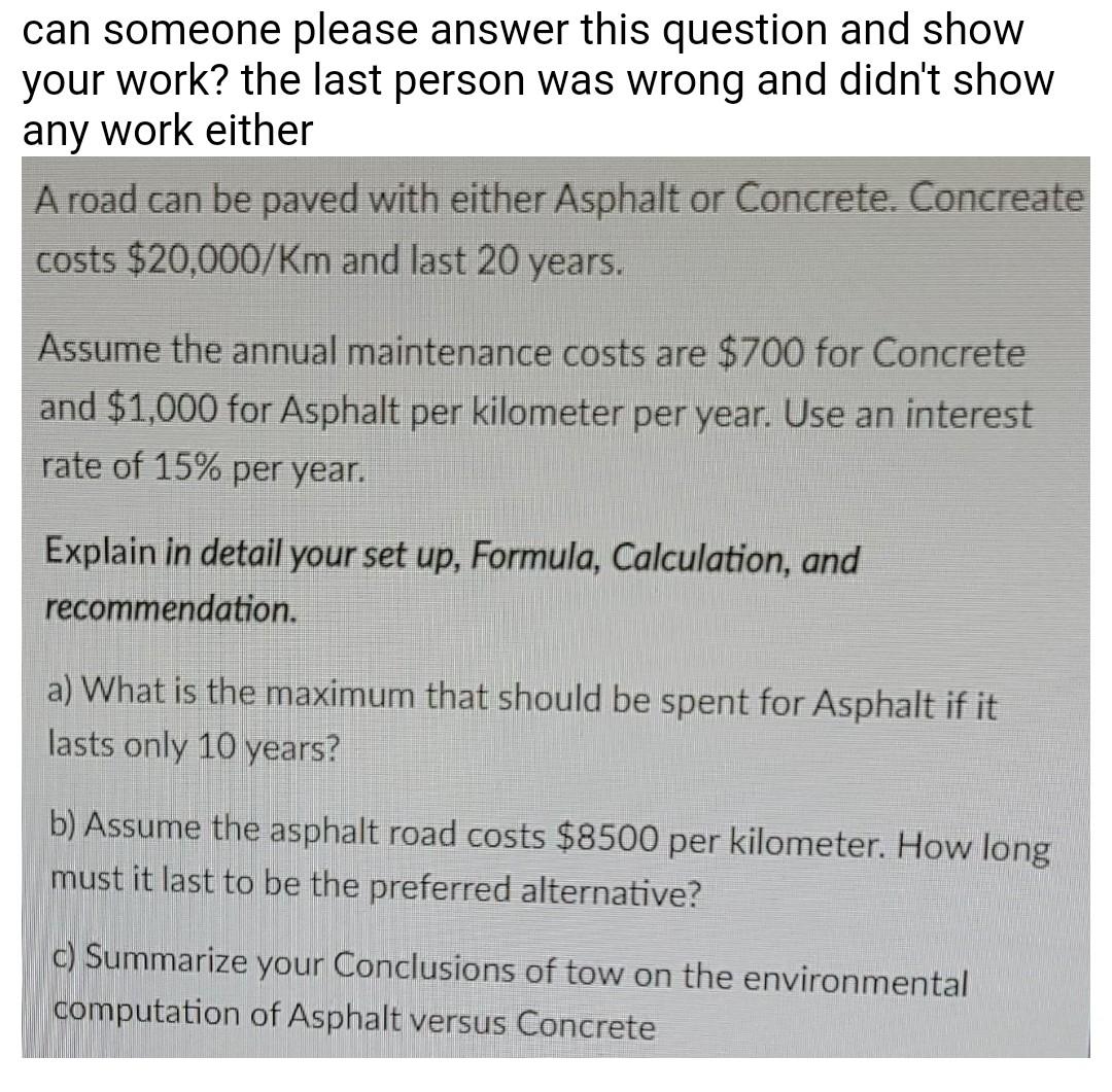 please solve part a and b people repeatedly getting this question wrong!