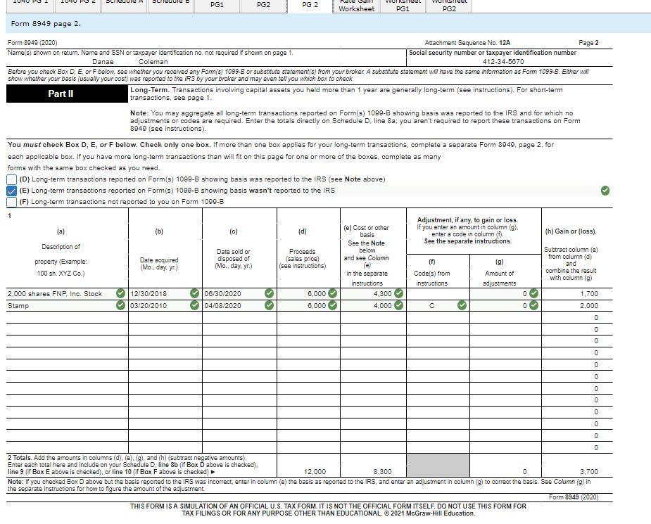 on January 19, 2020. The basis of the shares to Aunt Jane