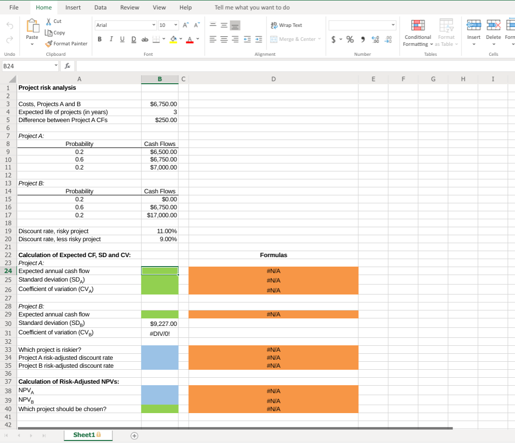 has an expected life of 3 years. Annual project cash flows begin
