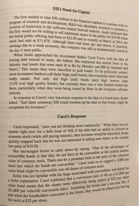 process. The Market Security Software, Inc. (SSI) was a major provider of