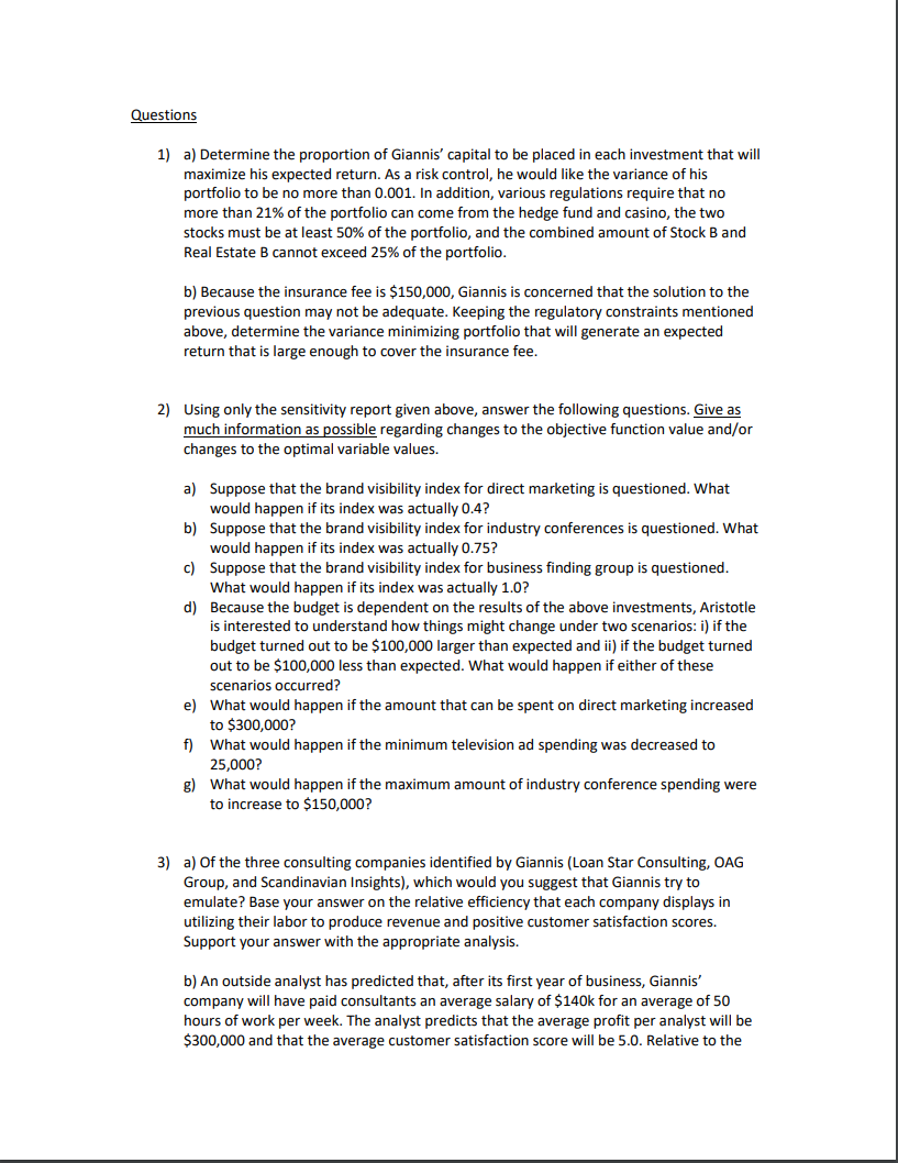 boutique consulting business. He plans to open the business in one year.