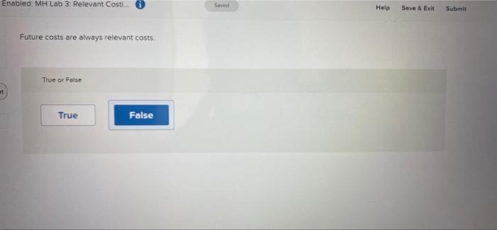 the special offer is not accepted variable overhead fixed overhead that will