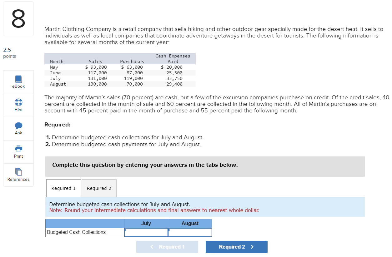  Please do both requirement 1 and 2. Thank you so much!