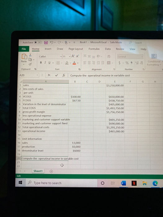 compute both income and the difference between them please of stion Compute