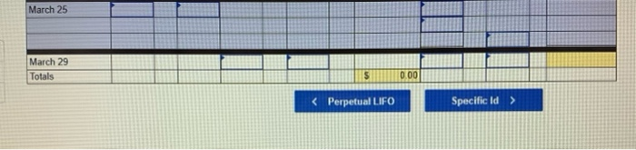 unit 235 units@ $56.40 per unit 95 units@ $61.40 per unit 170