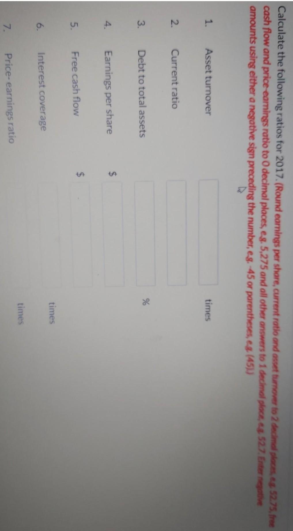 Cineplex Inc. are shown below. 2017 2016 Revenue $1,555,067 $1,478,326 Interest expense