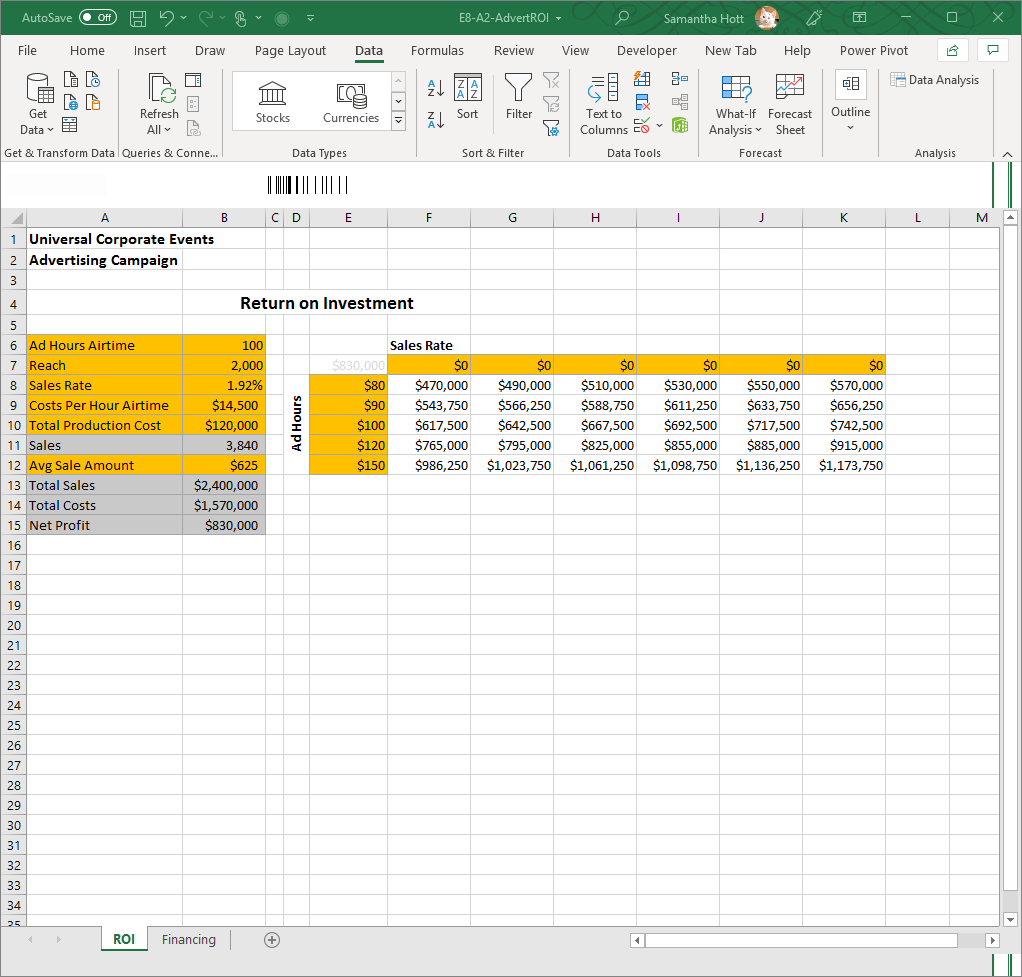 function to calculate the term of the loan based on the finance