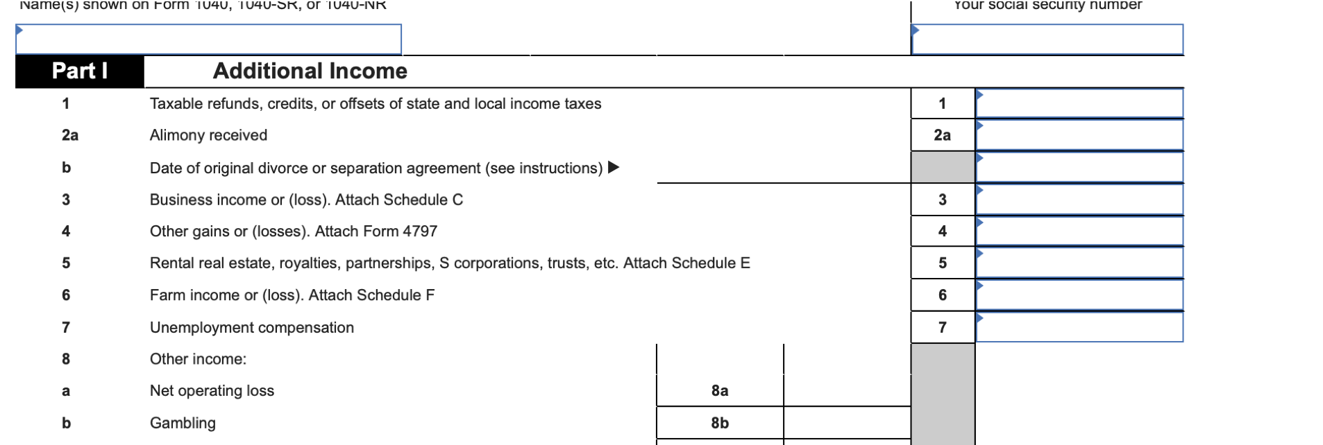 Subtract line 10 from line 9 . This is your adjusted gross