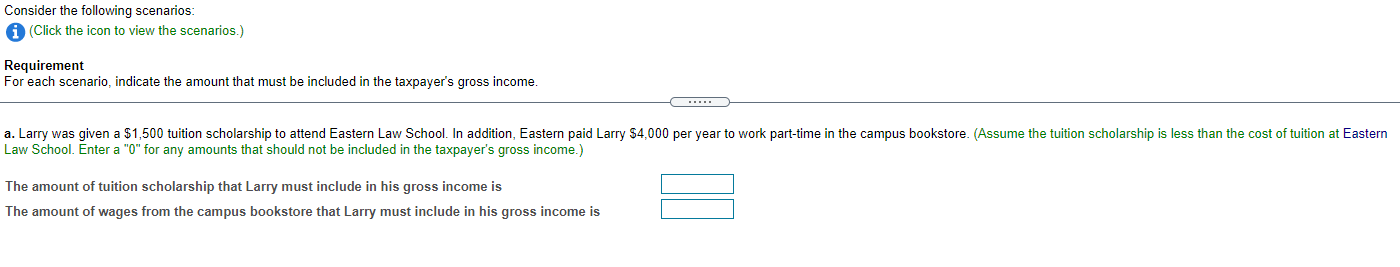scholarship to attend Eastern Law School. In addition, Eastern paid Larry $4,000
