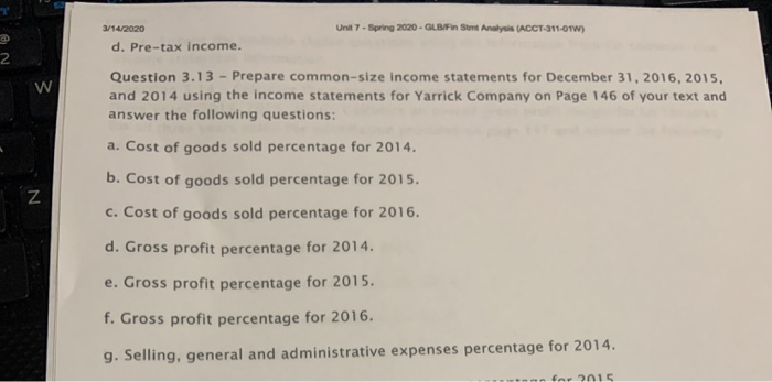  Unit 7 - Spring 2020 - GLB/Fin Sint Analysis (ACCT-311-OW) Ne