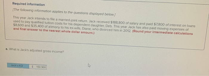  Please complete a & b Required information [The following information applies