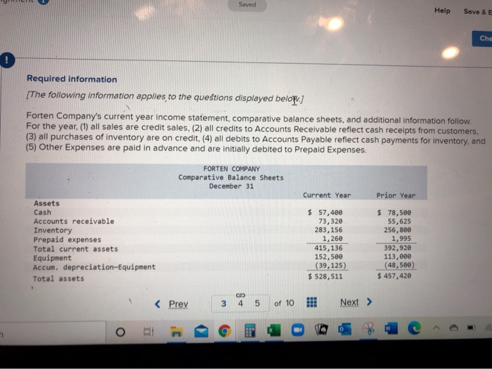  Saved Help Save & E Che O Required information [The following