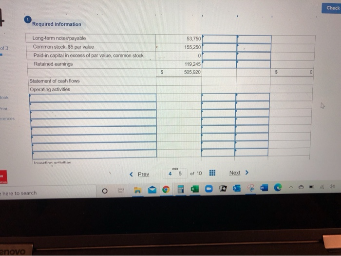 Prepaid Expenses. FORTEN COMPANY Comparative Balance Sheets December 31 Current Year Prior