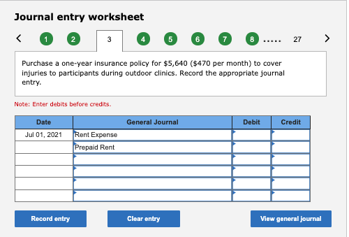 business. They begin by offering clinics for basic outdoor activities such as
