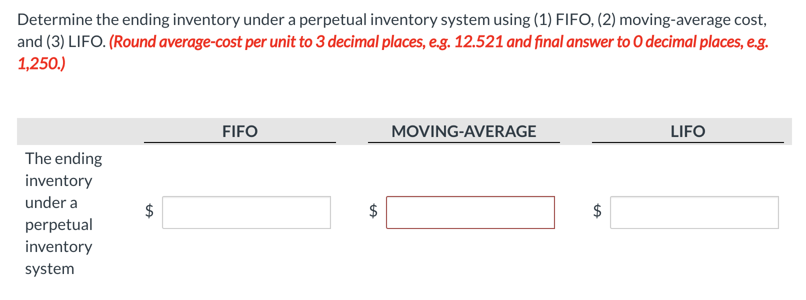company had the following purchases and sales. Purchases Date Units Unit Cost