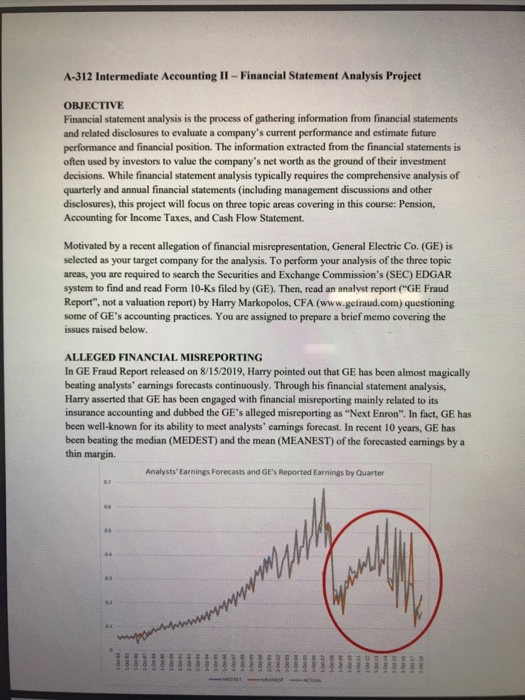  Financial Statement analysis project. This project is due by wednesday. I