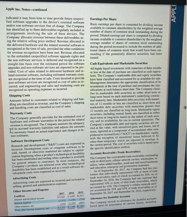 in Appendix A. (Assume for this analysis that total expenses equal the