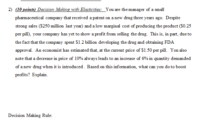 take another job as the manager of another pharmacy for $40.000 per