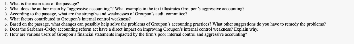 Analysis: Groupon accounting problems put spotlight on board NEW YORK | BY