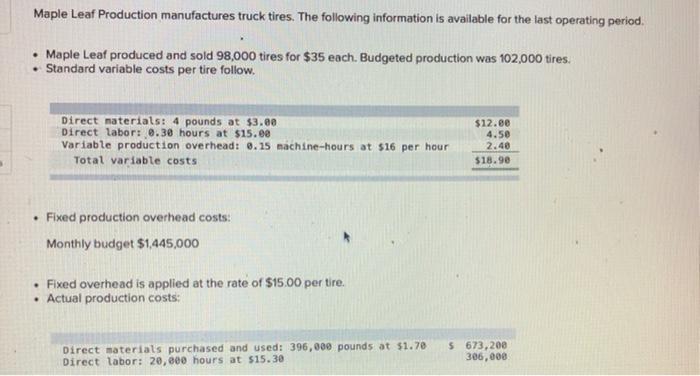  for required C i need journal entries for everything Maple Leaf
