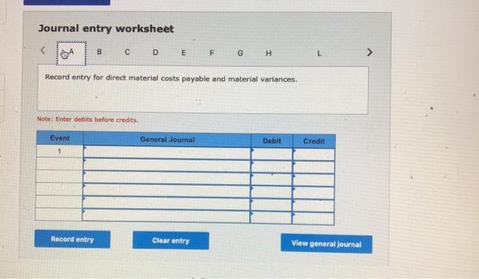naterials: 4 pounds at $3.00 Direct labor: 0.30 hours at $15.00 Variable