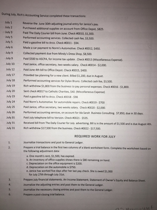 1 July 2 July 3 July 5 July 5 July 6 July