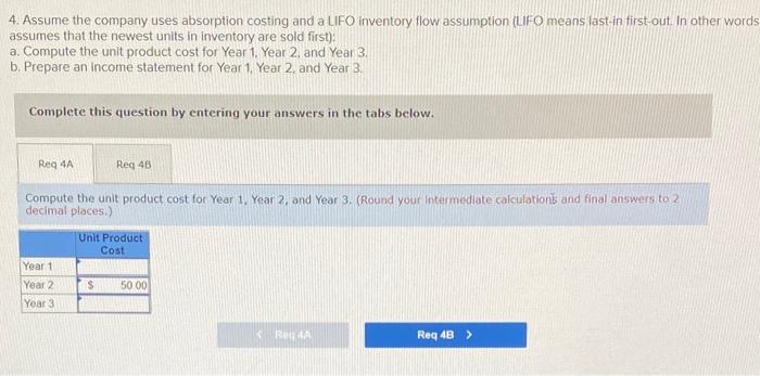 the questions displayed below.) O'Brien Company manufactures and sells one product. The