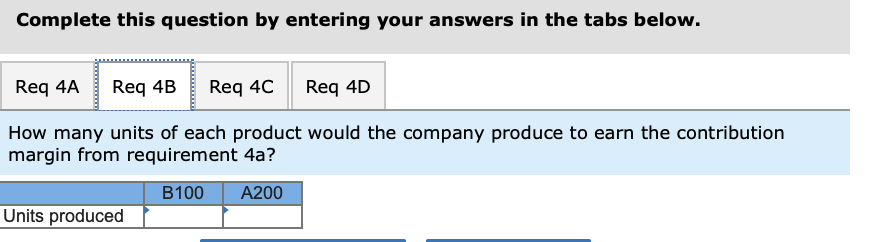 4C and Req 4D. But I'm unable to solve 4A and 4B