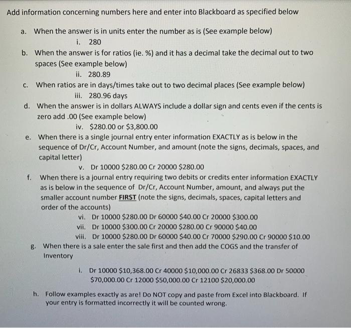 benchmark for the inventory is 35 days. Using a spreadsheet application, such