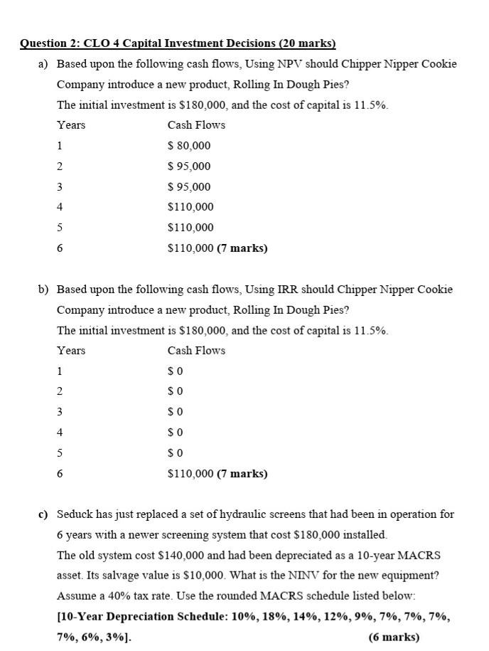 Financial Management (20 marks) a) Currently Nemonix is using a decentralized collection