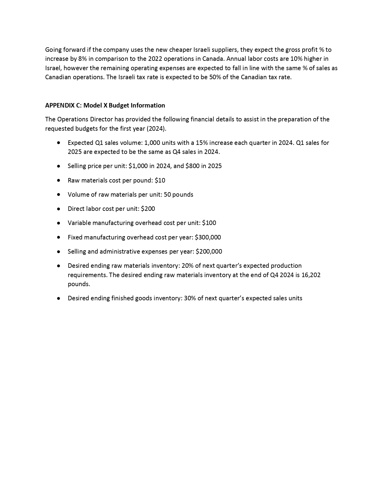 As the CFO of InnovAppliance, your role is to evaluate the various