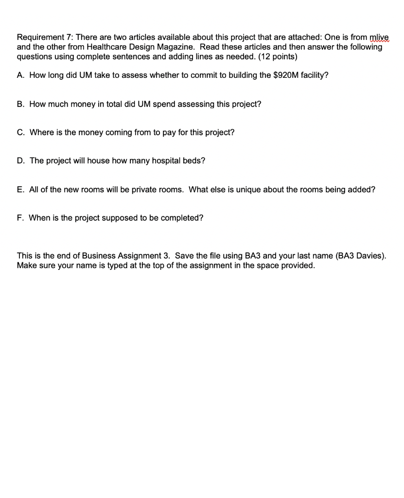 similar to the Comprehensive Problem on page 501 of our text. Please