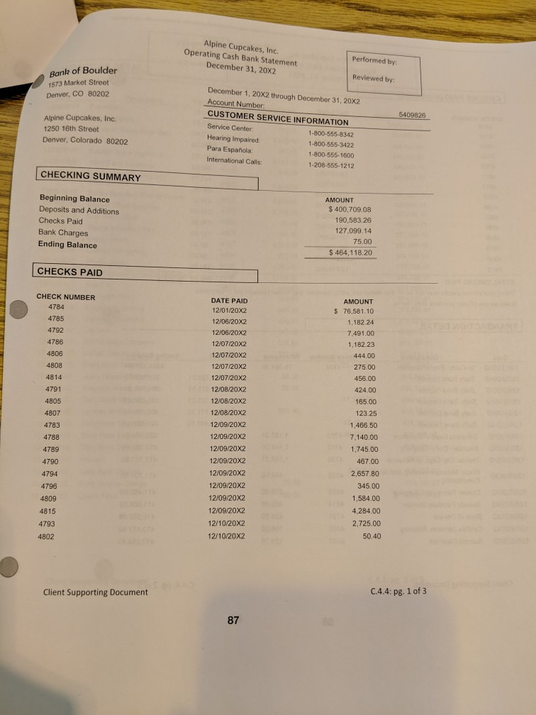 uncollectible accounts processes 3. Review and evaluate the auditors' testing of internal