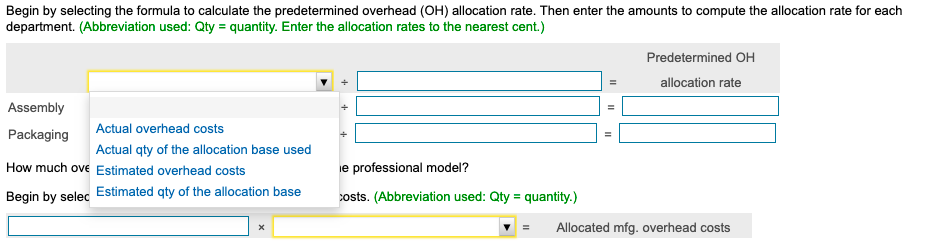 $892,500 of manufacturing overhead has been divided into two cost pools: Assembly