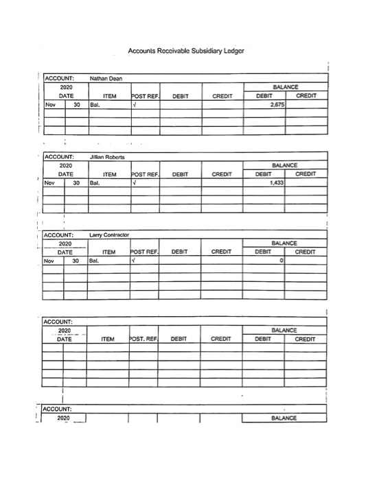 - Brinks Co.). Also, be sure to indent credit entries and note