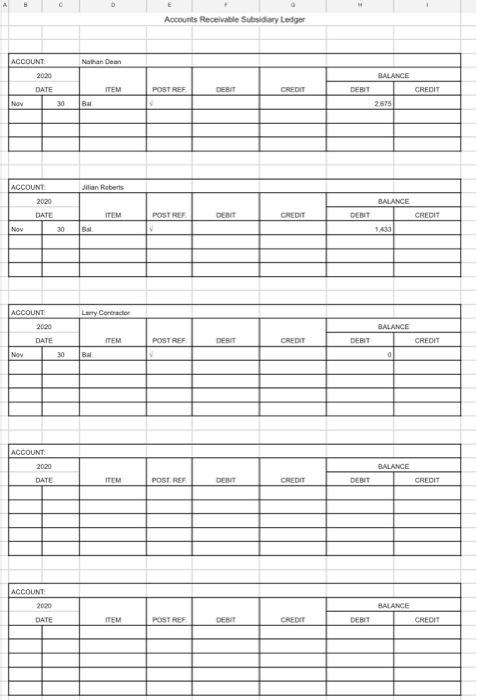 Complete the worksheet using the following adjustment information for December: Office supplies