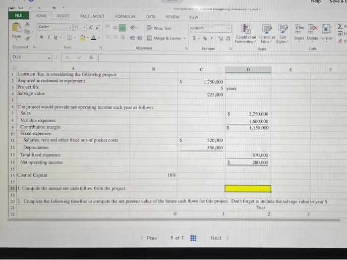 must answer with formulas Help Soved Save & LO FILE HOME