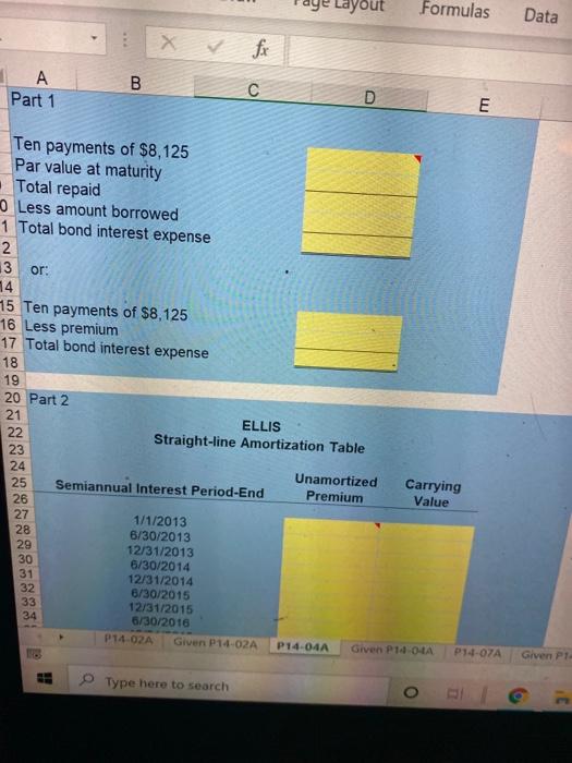 5 255,333 6% $ 5 ELLIS 1 5 Bonds issued, par value