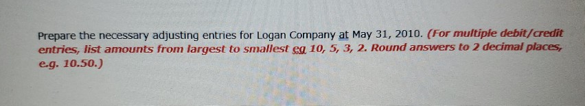 receipts information, the accounting department determined the following information: opening cash balance