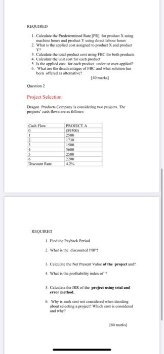 costs and cost drivers for next year Expenses/cost Expected (cost) Selling cost