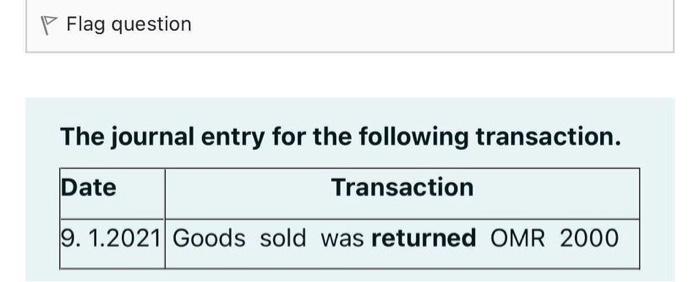 i want the final answer now please P Flag question The journal
