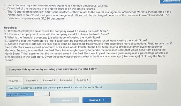 last quarter is given below: The North Store has consistently shown losses