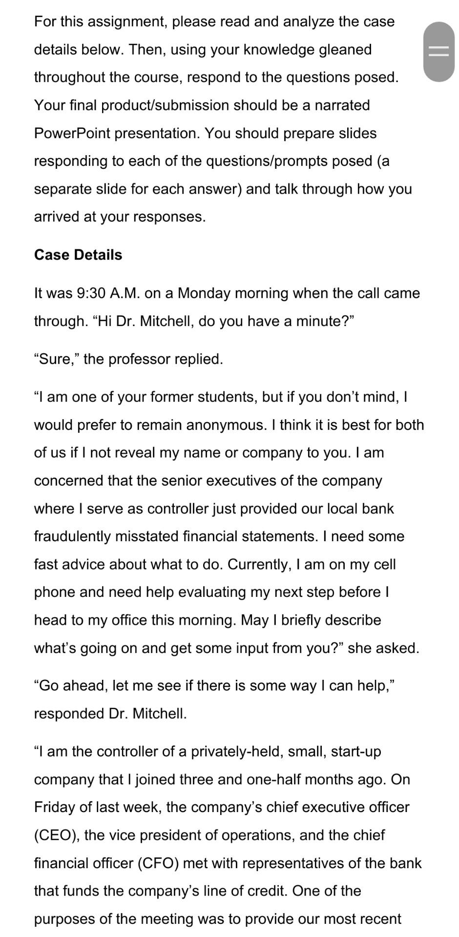 Please help! Need by 12/07/22 For this assignment, please read and analyze