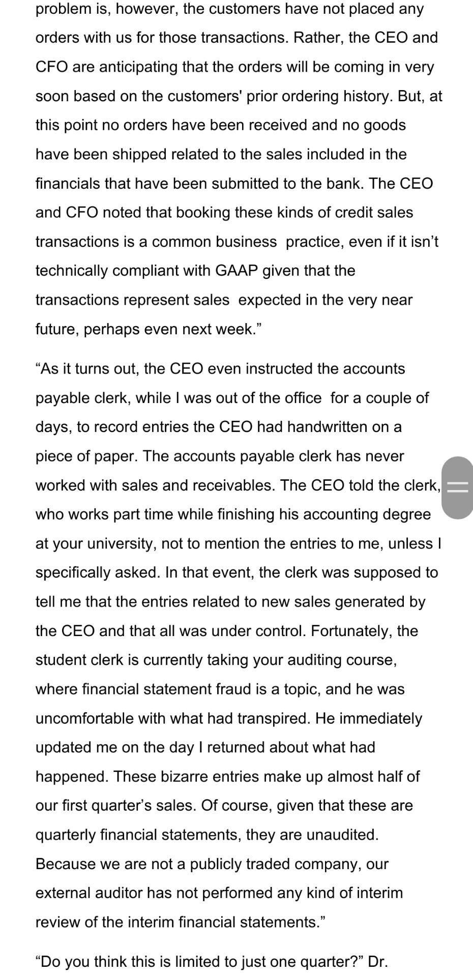 respond to the questions posed. Your final product/submission should be a narrated