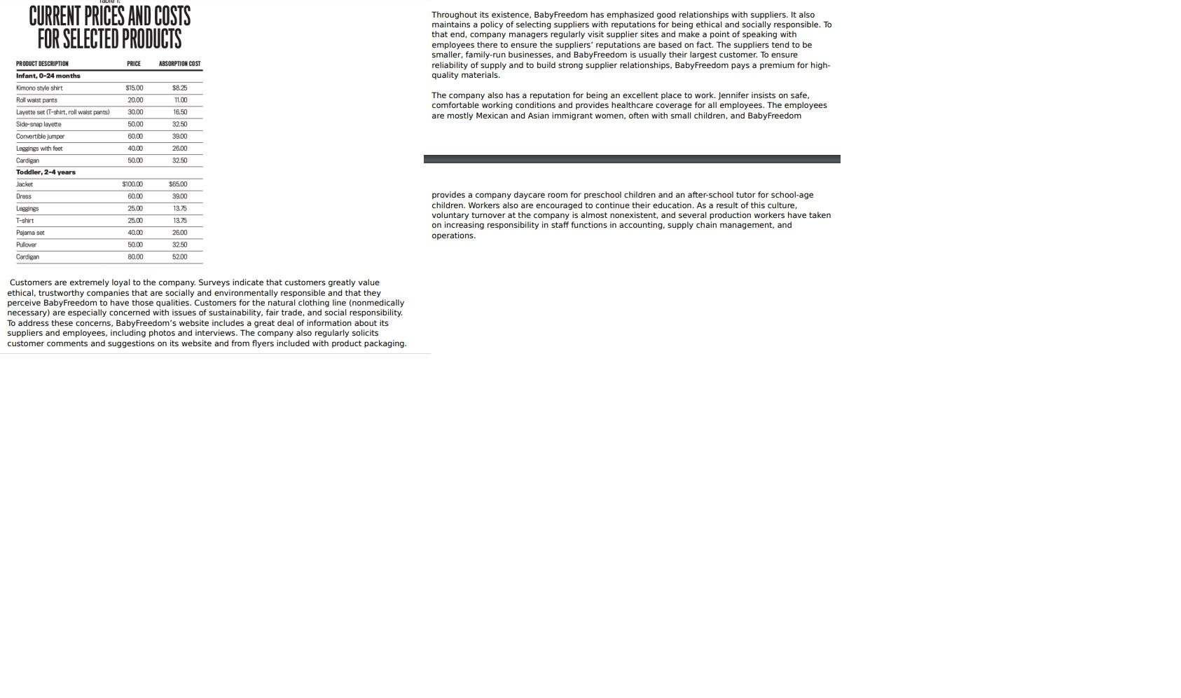 sales, there are many important quantitative and qualitative factors to consider, including