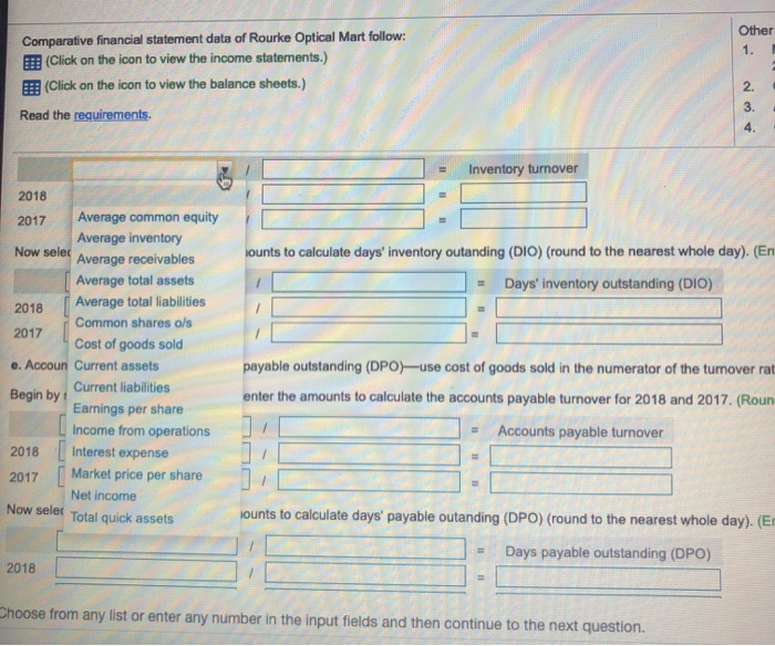 information: 1. Market price of Rourke Optical Mart common stock: $98.77 at