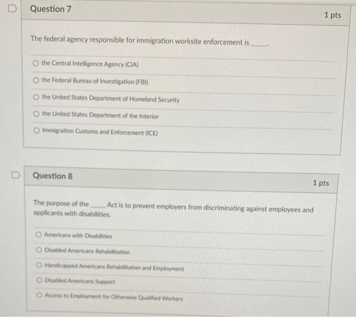 about one group's abilities. O necessity O merit o disparate impact o