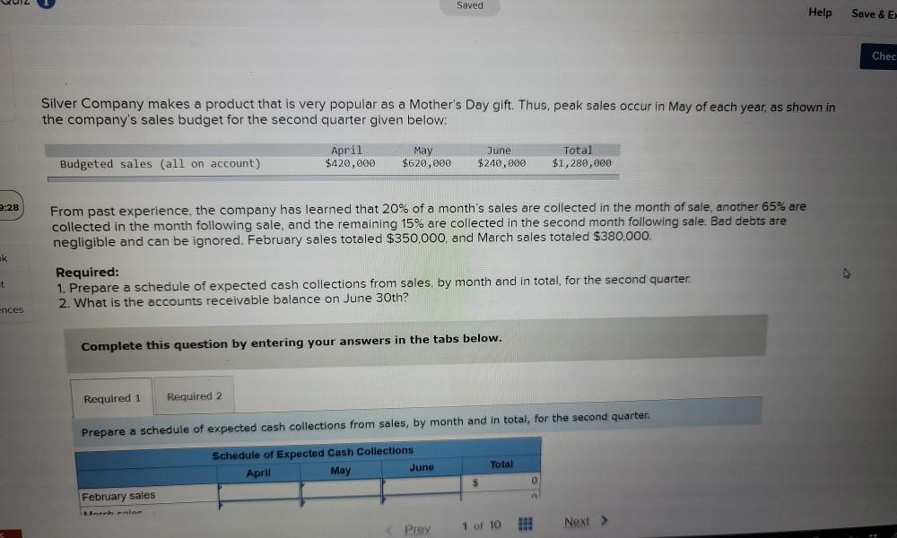  please help me. thank you Saved Help Save & E Chec