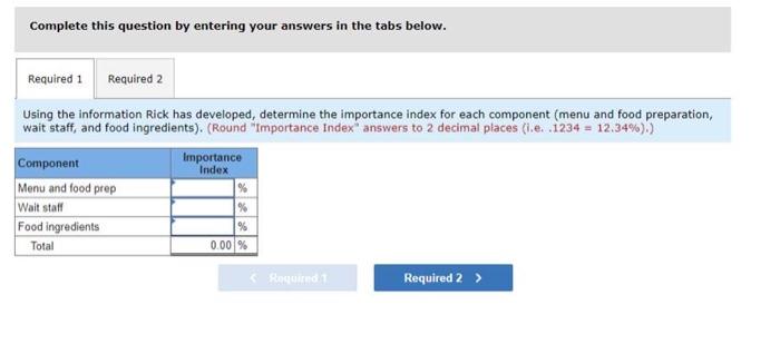 restaurant for fine dining. The owner and chef, Rick Goetz, is pleased